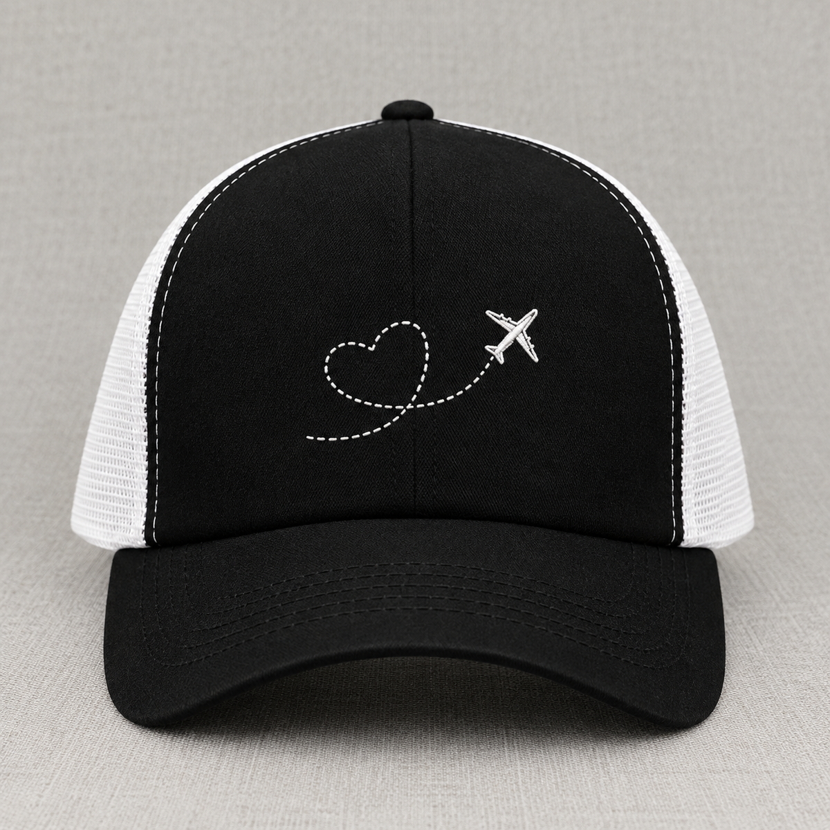 LOVE TO TRAVEL TRUCKER HAT BS-0020