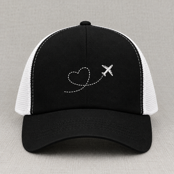 LOVE TO TRAVEL TRUCKER HAT BS-0020