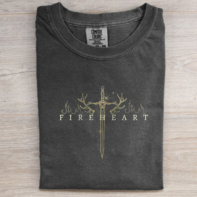 FANTASY NOVEL FIREHEART SHIRT HHUE - 146