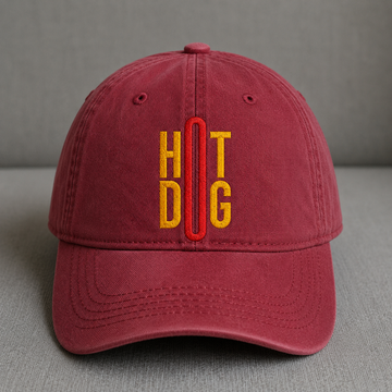 HOT DOG RETRO EMBROIDERED HAT BS-0036