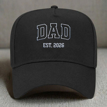 EMBROIDERY DAD EST 2026 BASEBALL HAT B-006