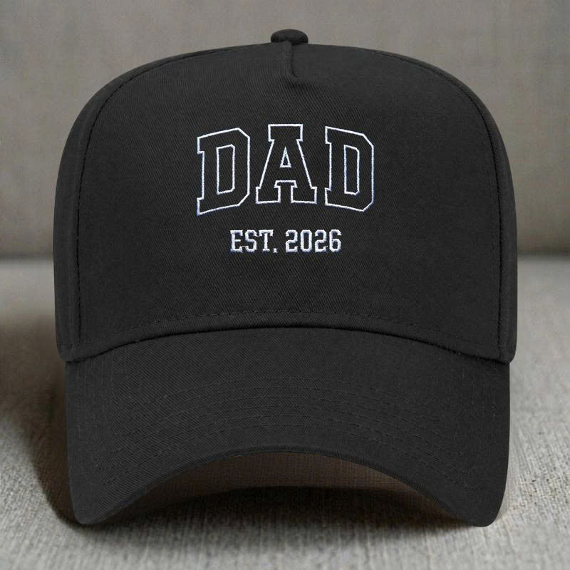 EMBROIDERY DAD EST 2026 BASEBALL HAT B-006