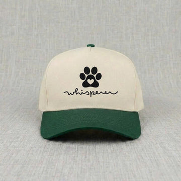 DOG WHISPERER BLACK EMBROIDERED HAT B-0029