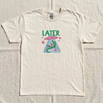 LATER ALLIGATOR EMBROIDERED TEE MC-0015