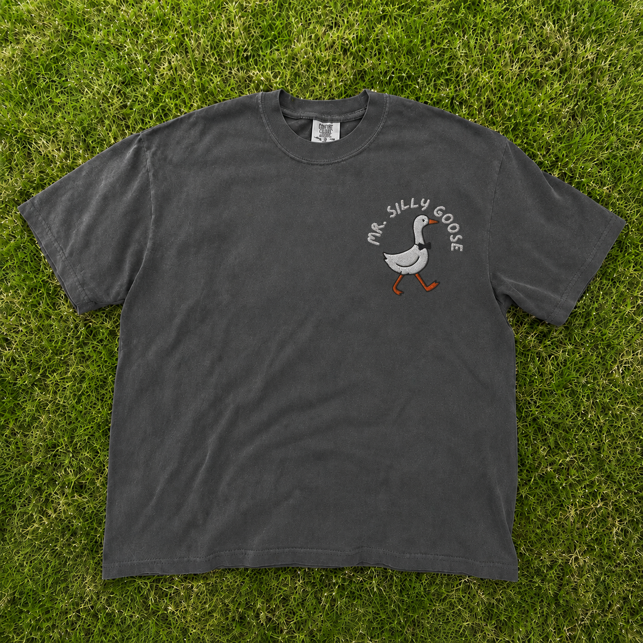 Embroidered Funny Groom Shirt, Silly Goose Groom T Shirt, Mr. Silly Goose Son-0091