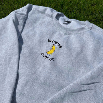 BANANAS OVER YOU EMBROIDERED TEE TH-00012