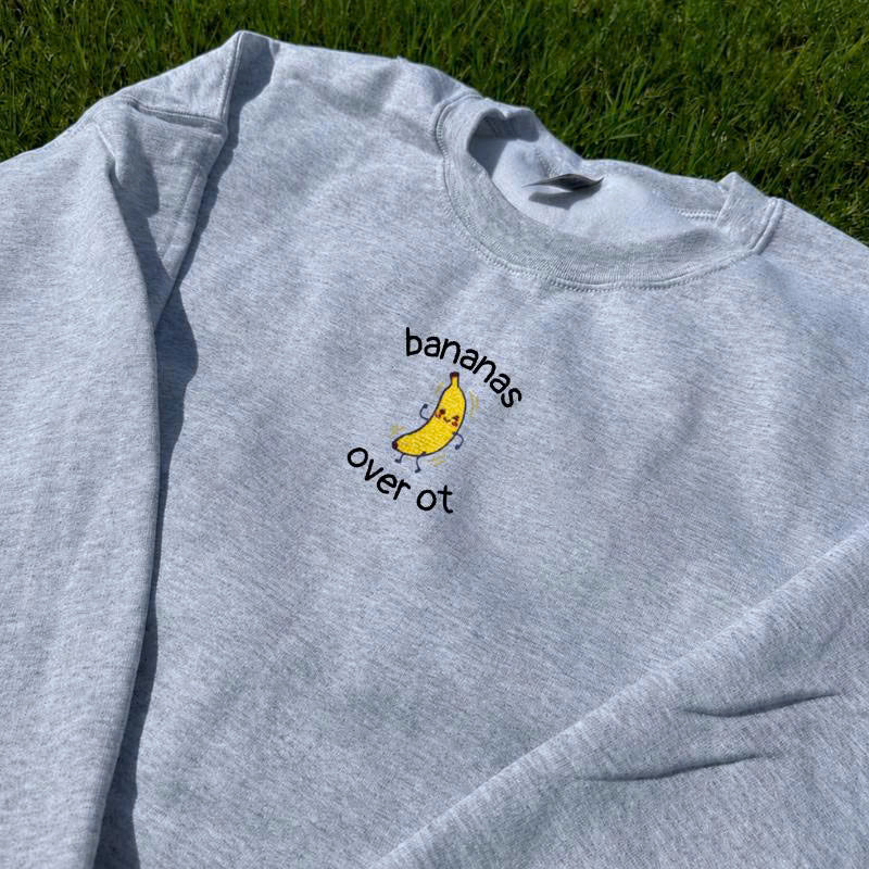 BANANAS OVER YOU EMBROIDERED TEE TH-00012