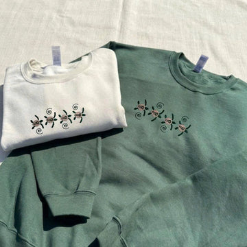 CUTE TURTLE EMBROIDERED TEE TH-00014