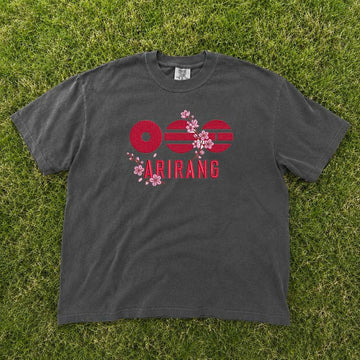 Retro Kpop Music Band Tshirt, Arirang Logo Embroidery Design Tee, Gift For Fan B-0050