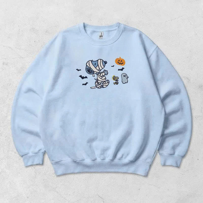 "SPOOKY SEASON" SNOOPY EMBROIDERED TEE TH-0033