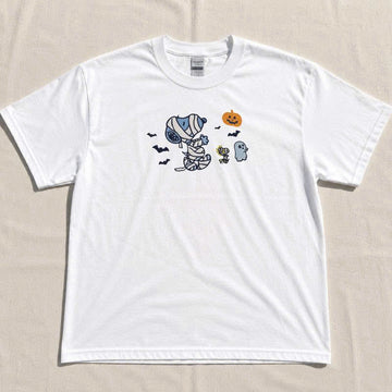 "SPOOKY SEASON" SNOOPY EMBROIDERED TEE TH-0033