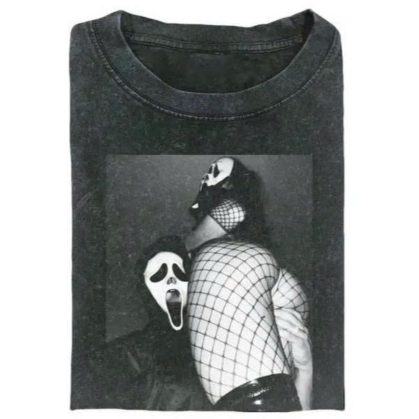 GHOSTFACE T-SHIRT, Y2K 90S GRAPHIC SHIRT, HALLOWEEN TEE PH-0082