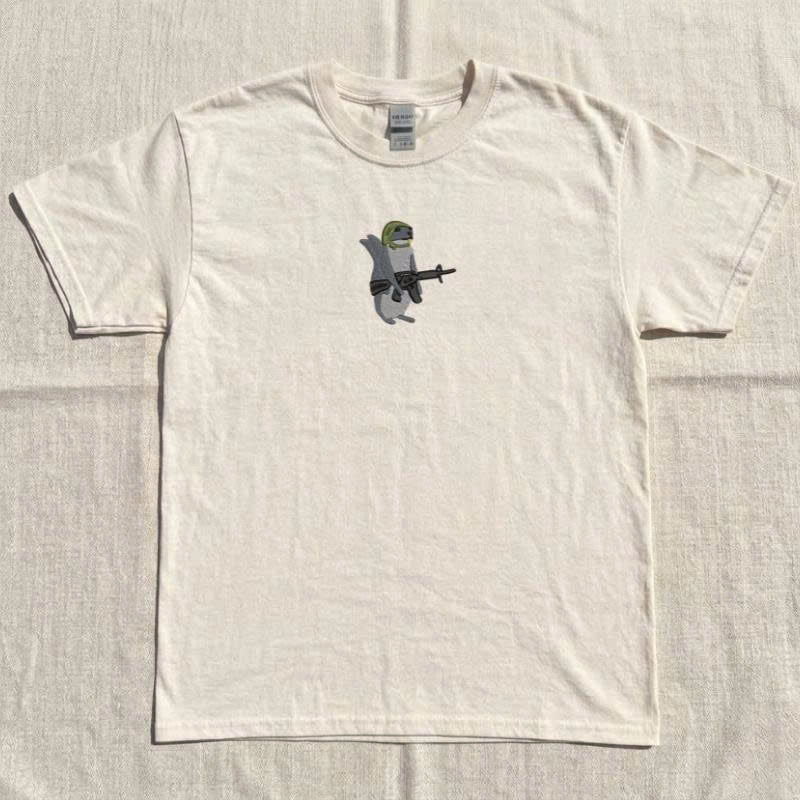 MILITIA SQUIRREL EMBROIDERED TEE TH-0042