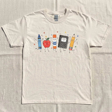 Funny Teacher Life Shirt, Back To School Gift, Preschool Teacher School Supplies T-Shirt AK-049
