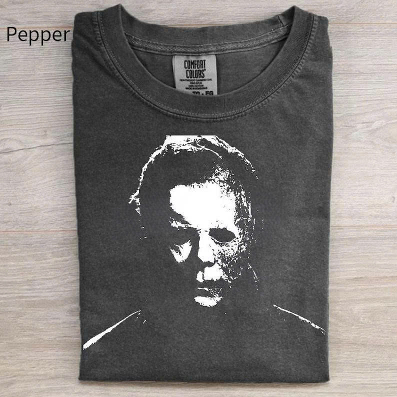MICHAEL MYERS SHIRT, HALLOWEEN MOVIE TEE, VINTAGE HORROR GRAPHIC SHIRT PH-0086