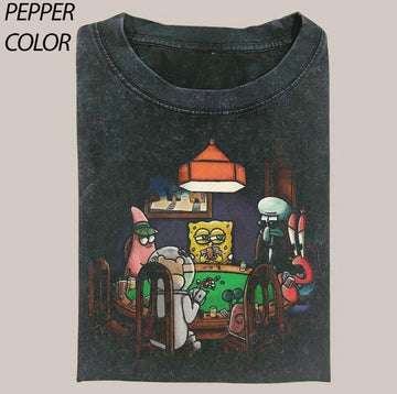 VINTAGE PLAYING POKER FUNNY SHIRT PH-0089