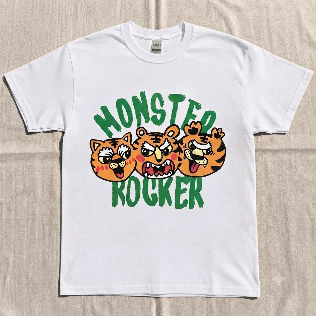 Monster Rocker Tiger T-Shirt AK-053
