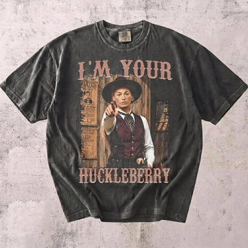 Sophie Cunningham I'm Your Huckleberry Vintage T-Shirt, Sophie Cunningham Basketball T-Shirt AK-065