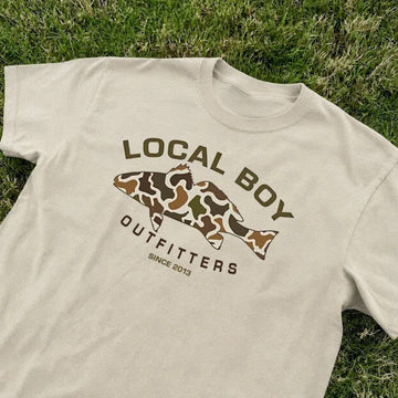 LOCAL BOY OUTFITTERS FISHING GRAPHIC T-SHIRT TH-0100