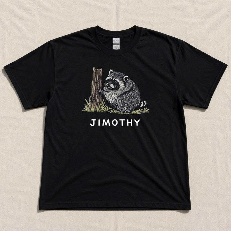 JIMOTHY RACCOON GRAPHIC T-SHIRT TH-0105