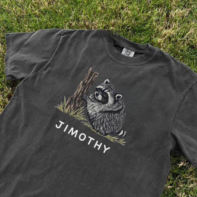 JIMOTHY RACCOON GRAPHIC T-SHIRT TH-0105