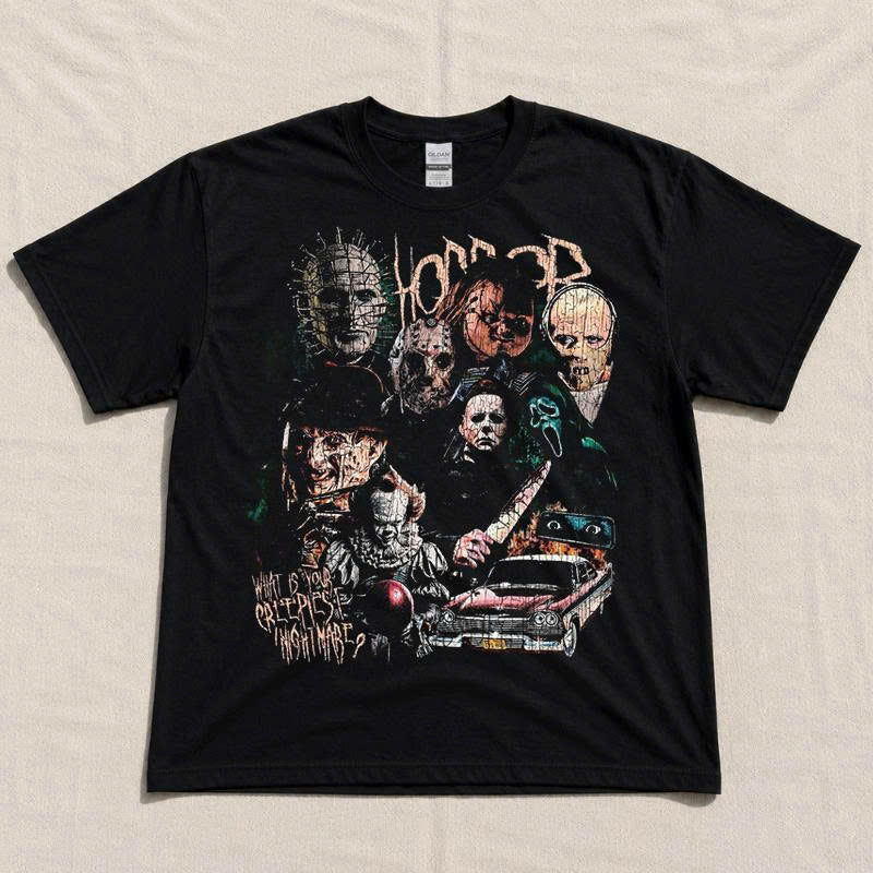 HORROR ICONS GRAPHIC T-SHIRT TH-0110