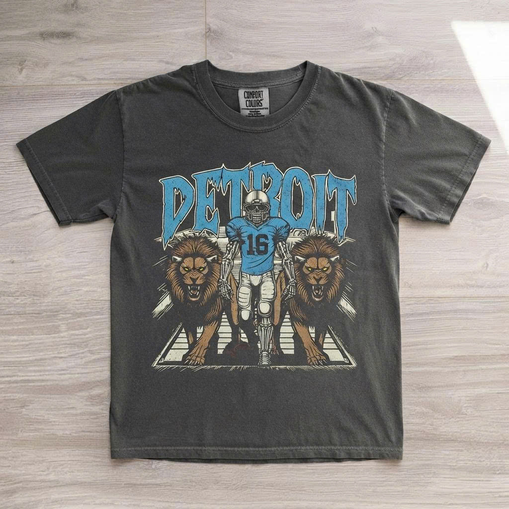 Detroit Football Unisex T-Shirt AK-0134