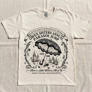 Owens Sisters Annual Parasol Jump Shirt, Practical Magic Witch T-Shirt AK-0140
