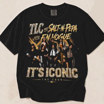 TLC Salt-N-Pepa En Vogue T-Shirt, It's Iconic Tour 2026 Tee, 90s R&B Concert T-Shirt AK-0141