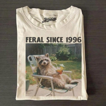 FUNNY RACCOON TSHIRT LL - 0116