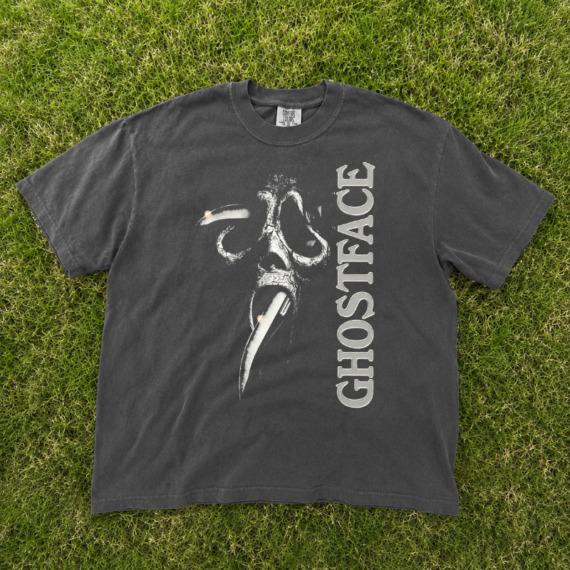 "GHOSTFACE" HORROR GRAPHIC TEE TH-0048