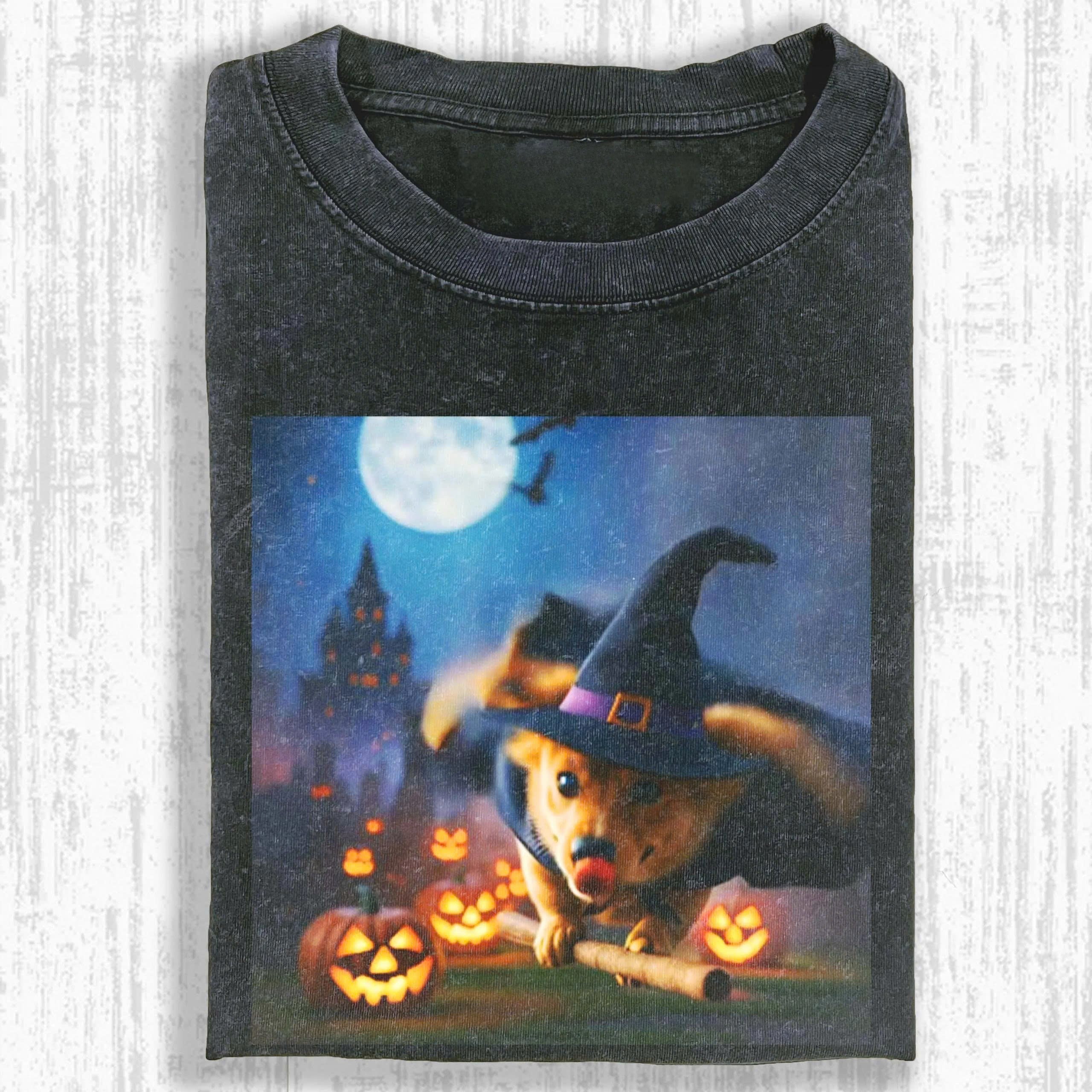HALLOWEEN  DOG T-SHIRT LL - 0167