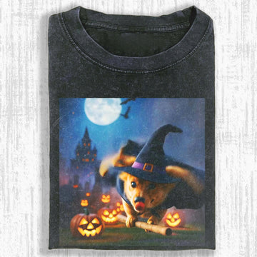 HALLOWEEN  DOG T-SHIRT LL - 0167