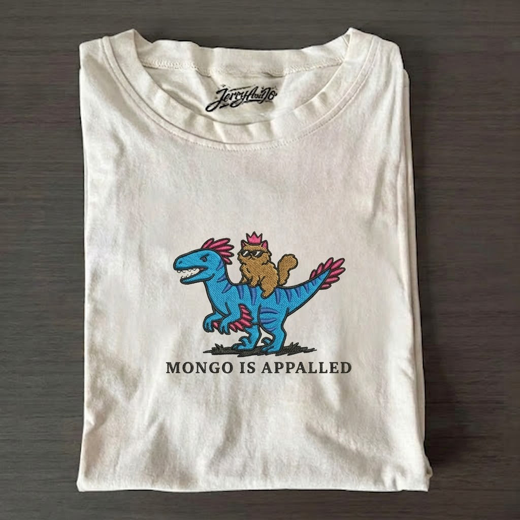 EMBROIDERED PRINCESS DONUT AND MONGO DUNGEON CRAWLER CARL TEE HHUE - 005