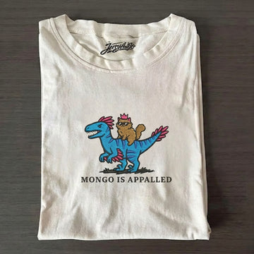 EMBROIDERED PRINCESS DONUT AND MONGO DUNGEON CRAWLER CARL TEE HHUE - 005