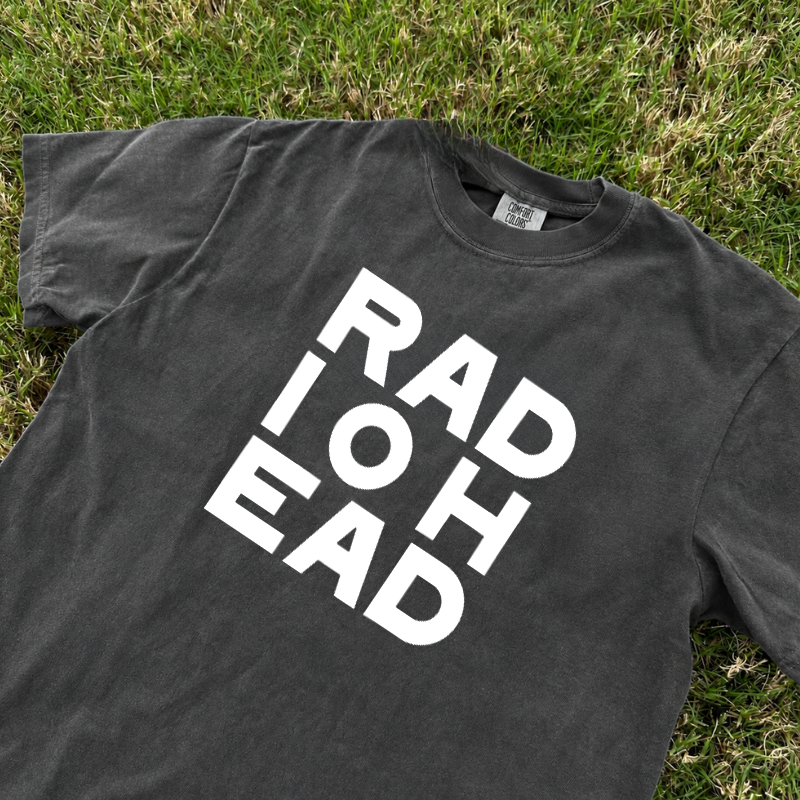 Basics Radiohead Letter Printed Tshirt B-0083