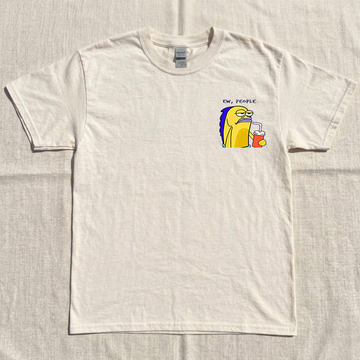 Funny Fish Face Graphic T-shirt, Ew People Sarcastic Joke Shirt, Him and Her Clothing B-00107