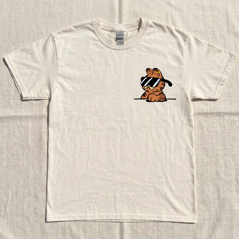 Funny Cat Gang Cool Graphic T-shirt, Cat Lover Pet Shirt B-00110