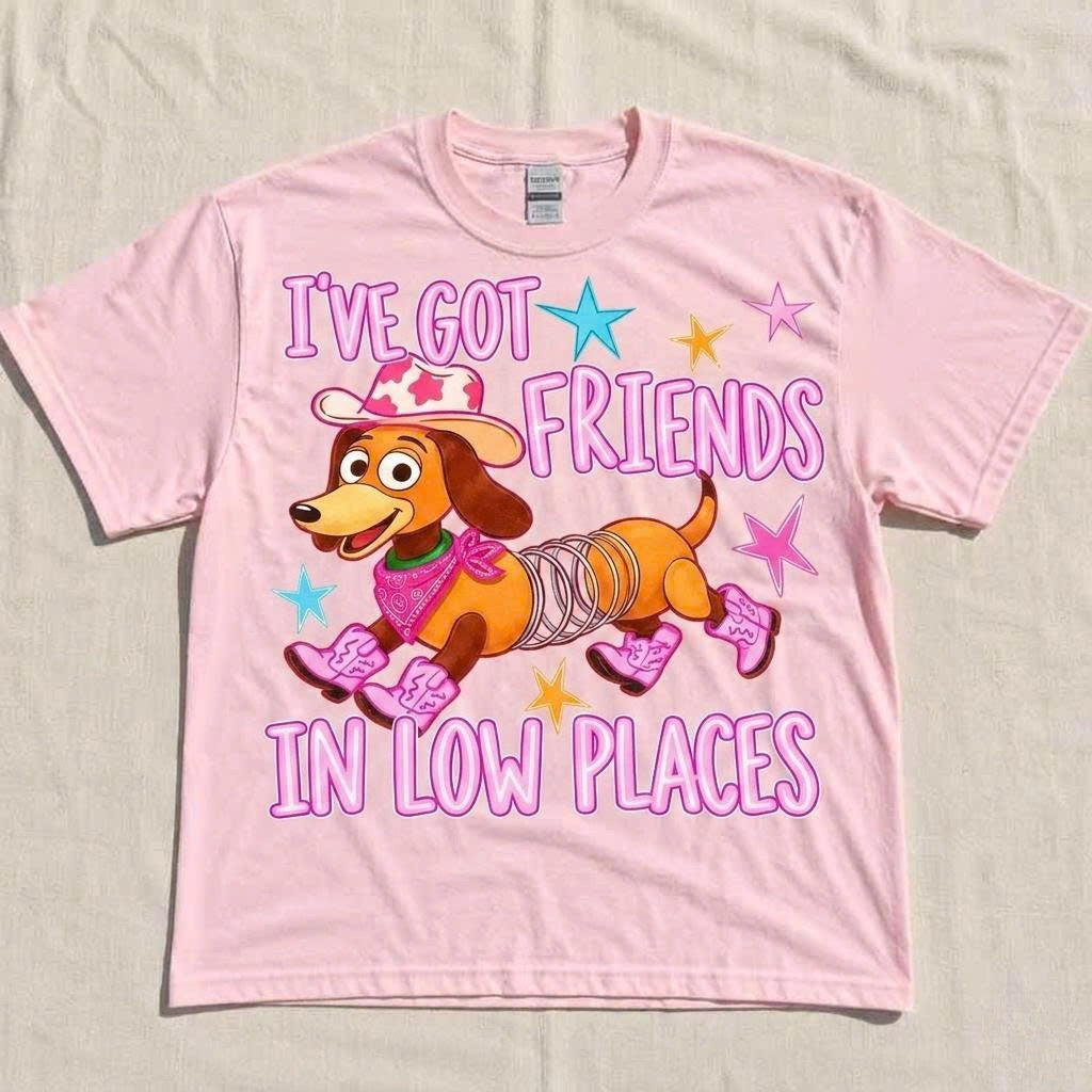 I'VE GOT FRIENDS IN LOW PLACES SHIRT LL - 0175