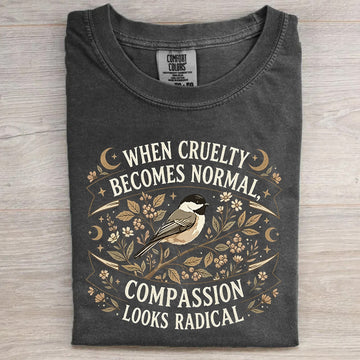 RADICAL COMPASSION SOCIAL JUSTICE SHIRT HHUE - 134