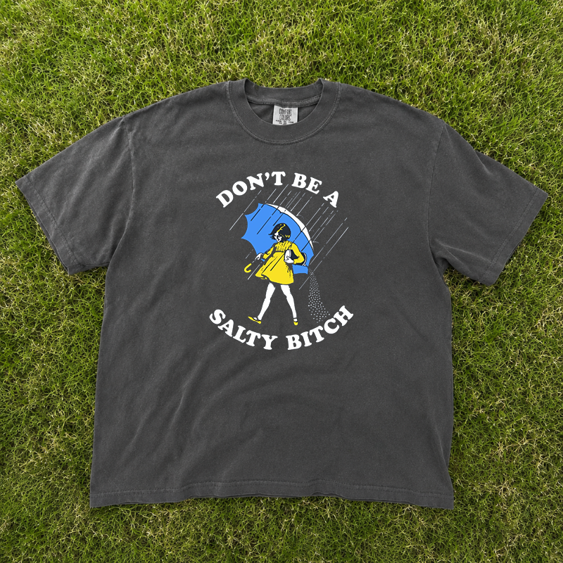 Salty Girl Graphic T-shirt, Mental Health Shirt B-00111