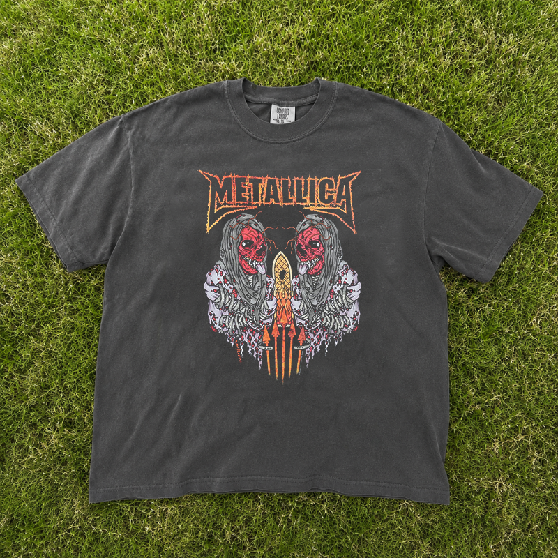 Vintage Metallica Summer Sanitarium Tour Shirt, Rock Band Graphic Tee Unisex B-00138
