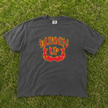 Retro The Burning Up Music Printed T-shirt, Festive 2000s Pop Rock Shirt B-0068