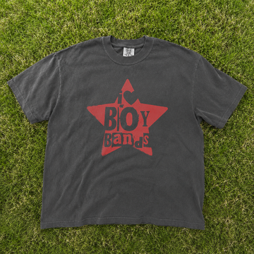 I Love Boy Bands Washed TShirt, Concert Tour Festival For Music Lover, Rave Party Summer Distressed Tee B-0069