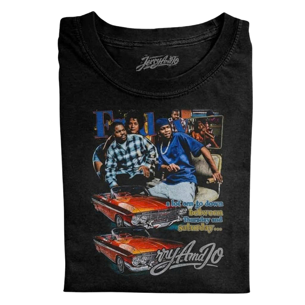 FRIDAY MOVIE VINTAGE GRAPHIC T SHIRT LL - 0166