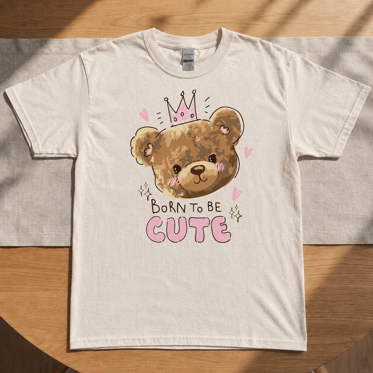 CUTE TEDDY BEAR GRAPHIC TEE BS-00003