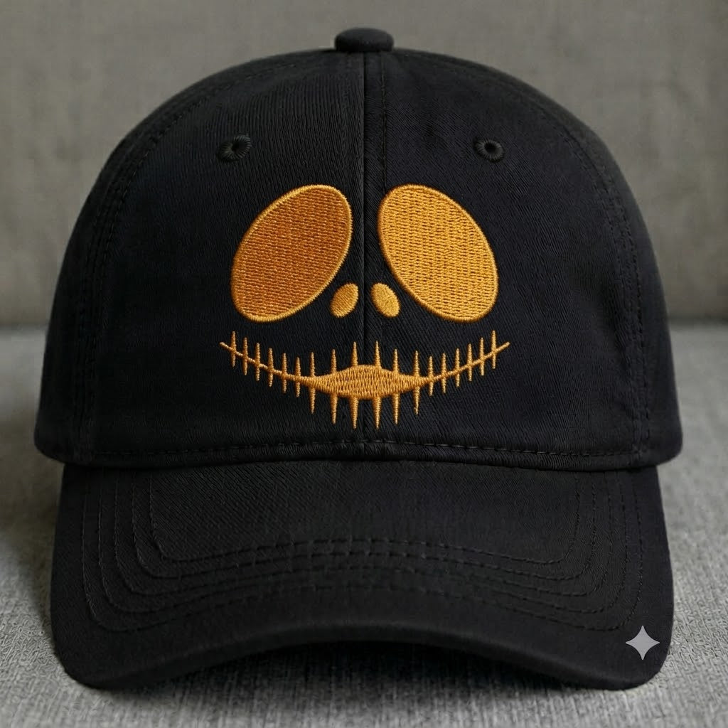 PUMPKIN SMILE HALLOWEEN EMBROIDERED HAT BS-0022