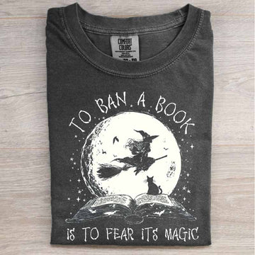 WITCH READING BOOK SHIRT HHUE - 148