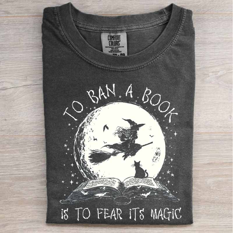 WITCH READING BOOK SHIRT HHUE - 148