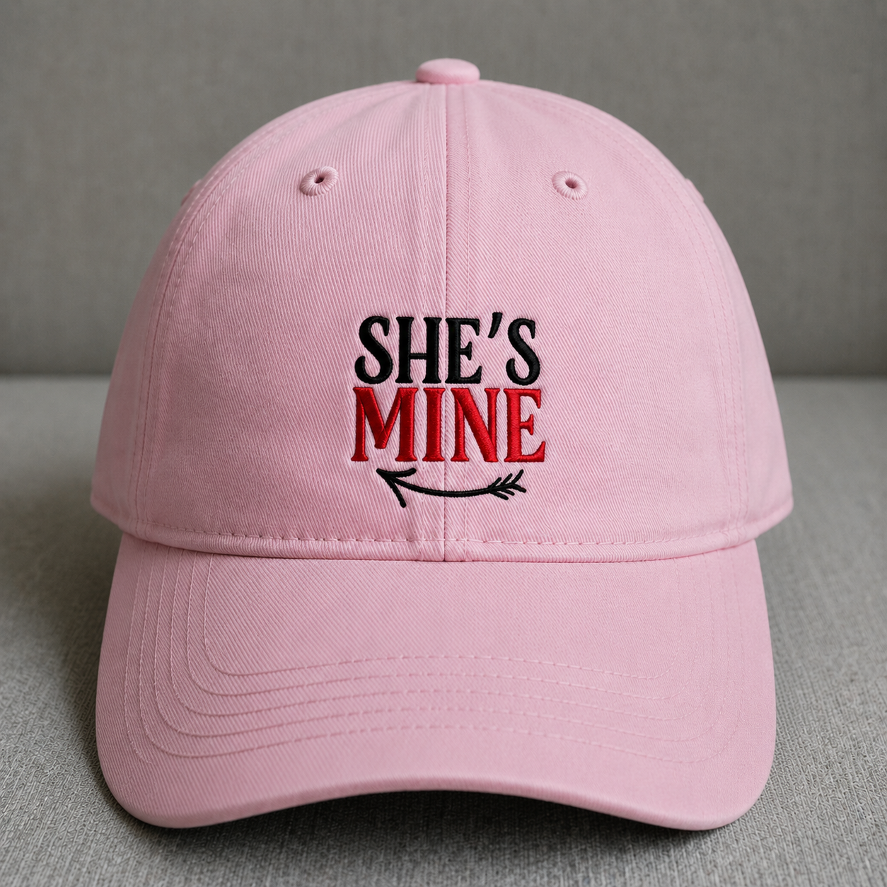 SHE'S MINE EMBROIDERED DAD HAT BS-0035